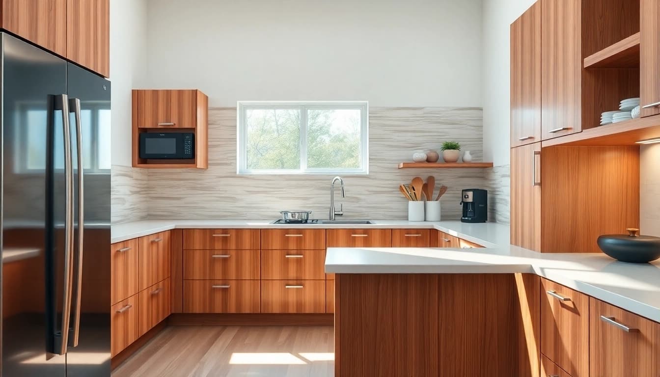 Cabinet Refacing Saint Petersburg FL featuring modern kitchen with reimagined cabinetry.