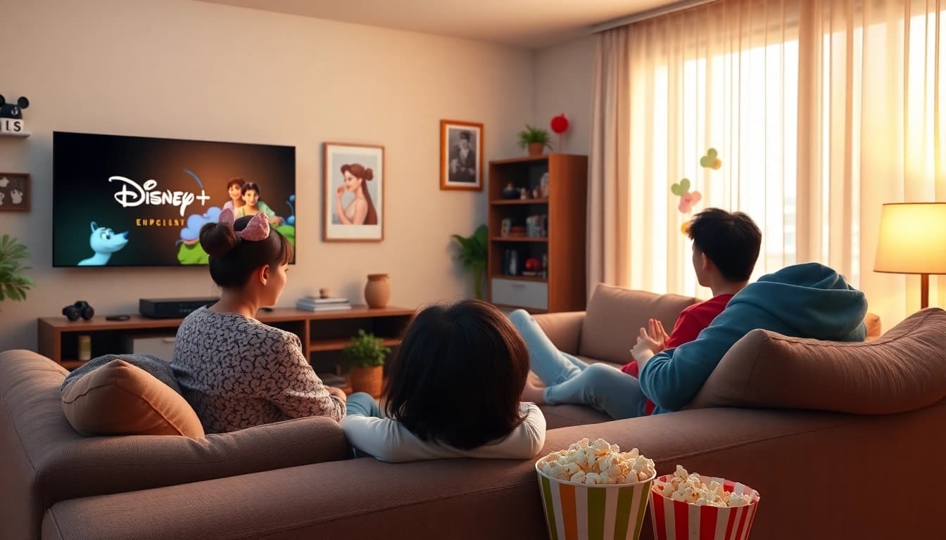 家族の絆を深める魅力的なコンテンツを通じて、ディズニープラス 英語学習 おすすめ のメリットを発見