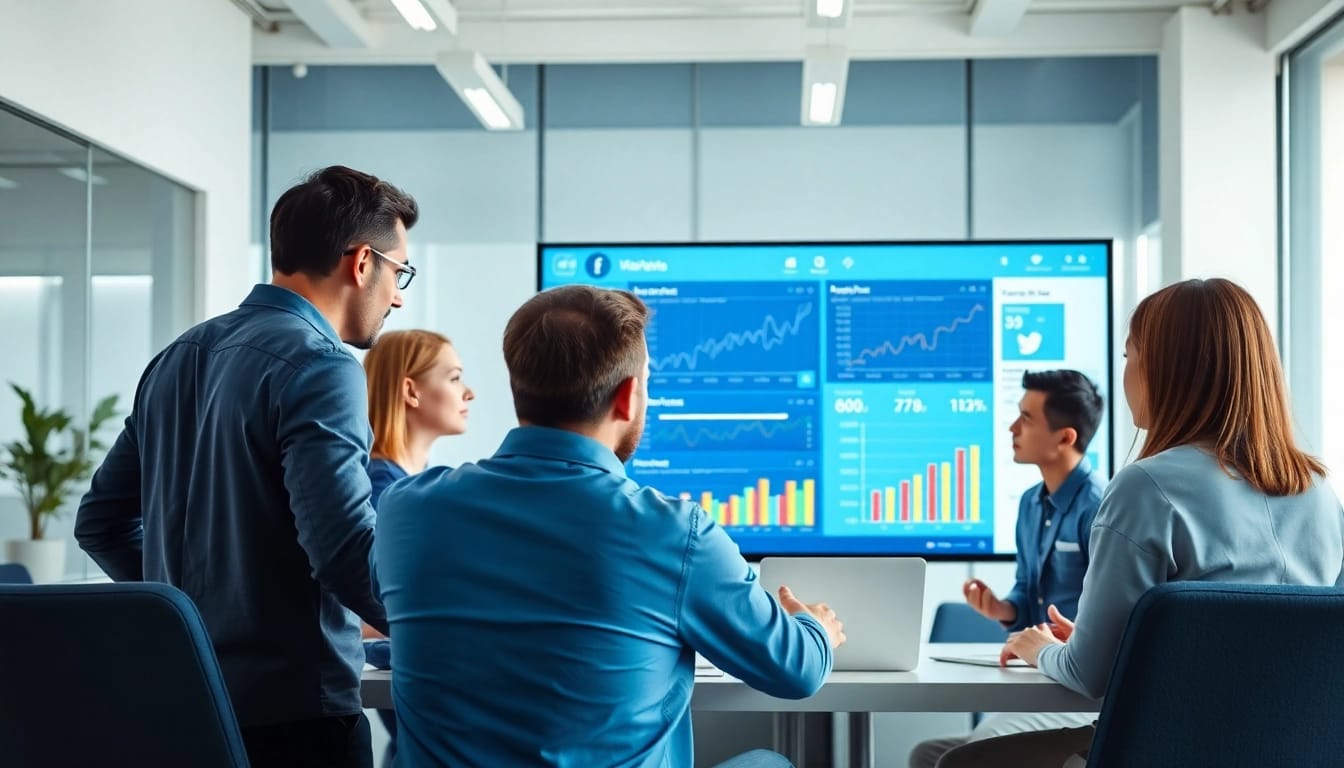 Boost your brand with effective smm services in a modern digital marketing setting.