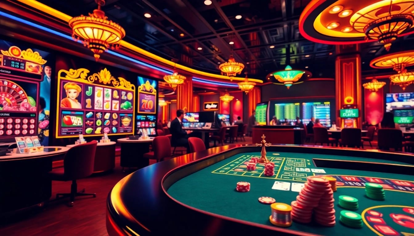 Une expérience passionnante de casino en ligne mettant en avant des jeux vibrants, des croupiers virtuels et des paris stratégiques.