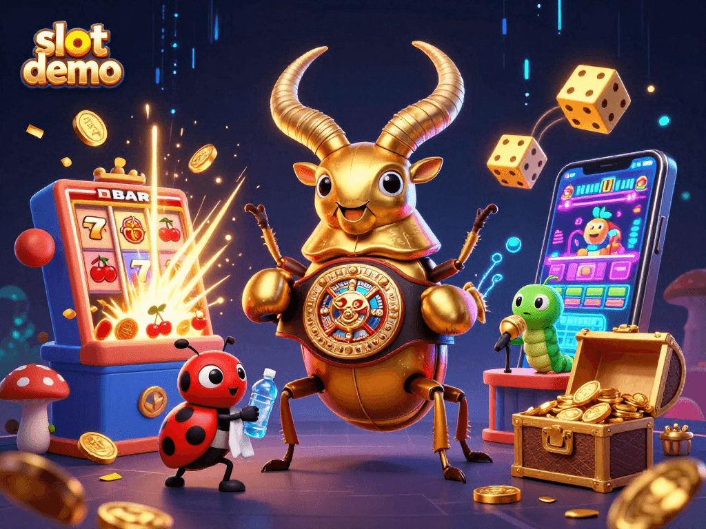 Bermain slot demo dengan jackpot besar di GWP168, sambil menyaksikan karakter unik bertanding di arena khayalan.