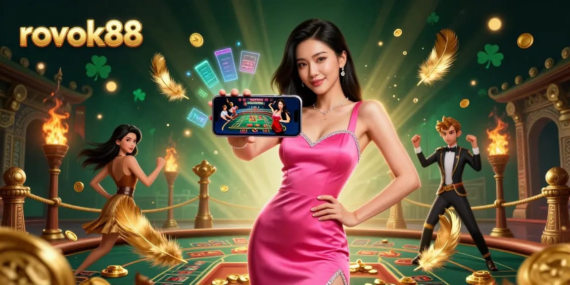 Engage with rokok88’s thrilling live dealer games in a vibrant casino atmosphere.