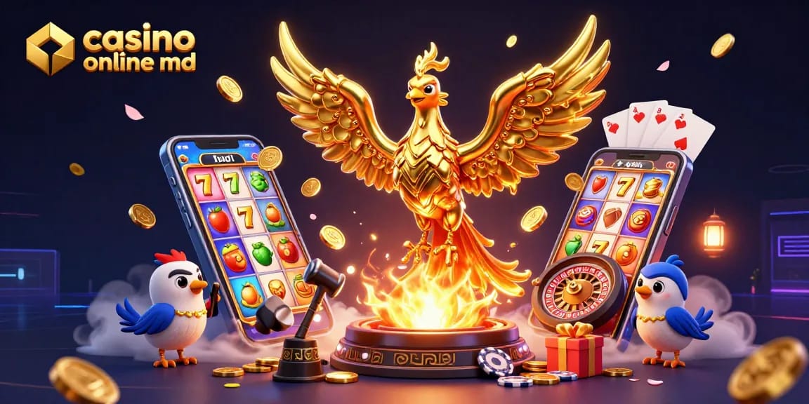 Joacă la casino online md, câștigând oro și premii cu păcănele inovatoare, toate într-o ilustrație 3D captivantă.