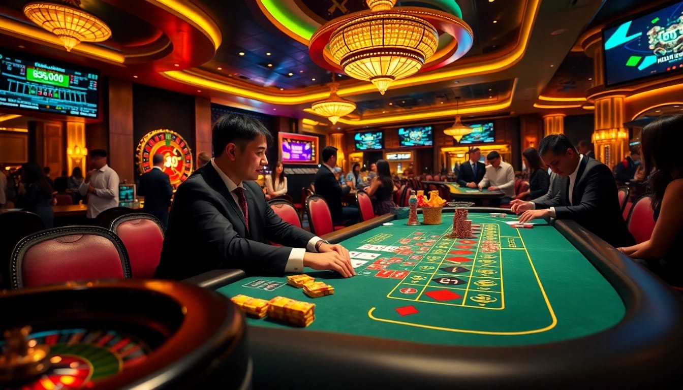 Experience thrilling gameplay on the "7m nhanh nhất" casino scene with vibrant blackjack action.