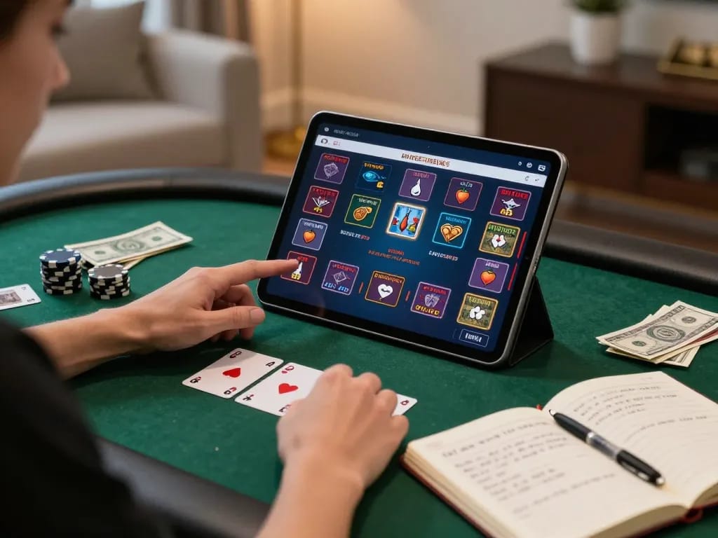 Engaging in online gaming at https://www.mnm88.com/ with strategic betting and casino game visibility