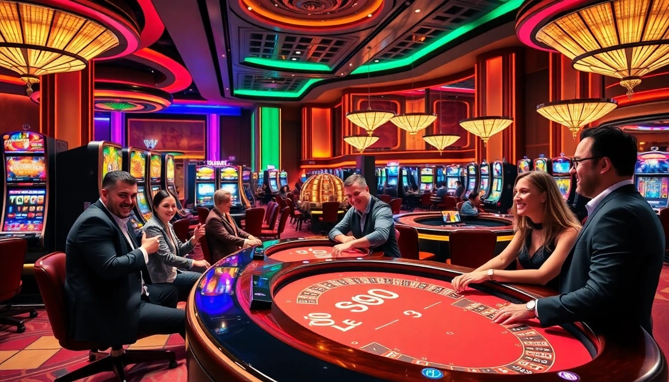 Experience the thrill of winning at SLOT GACOR games in a luxurious casino setting.