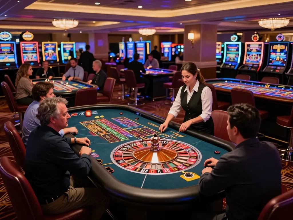 Witness a strategic roulette game with players placing bets as they aim to deposit 1k.
