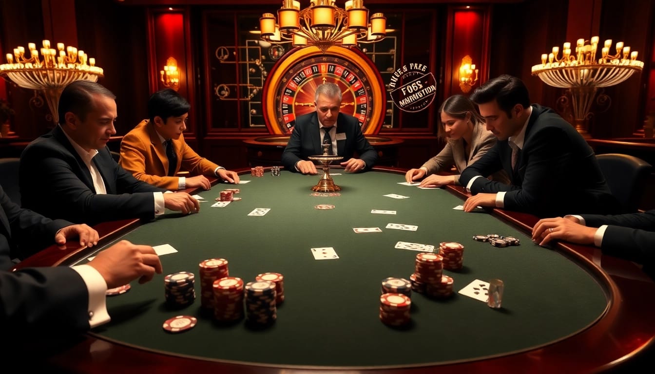 Experience high-stakes poker action at https://mm88.vin/ with luxurious elements like cards, chips, and excitement.