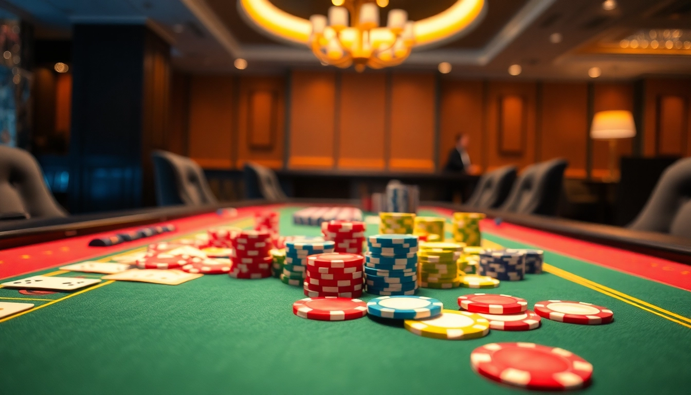 Menggambarkan permainan situs toto dengan table kasino yang menarik dan penuh aksi.