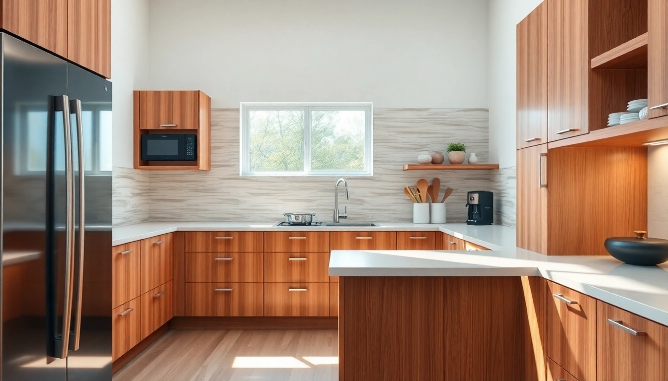 Cabinet Refacing Saint Petersburg FL featuring modern kitchen with reimagined cabinetry.