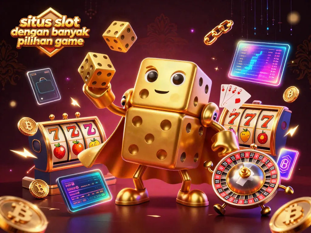 Menangkan jackpot di situs slot dengan banyak pilihan game, dijadikan ilustrasi 3D yang menarik.