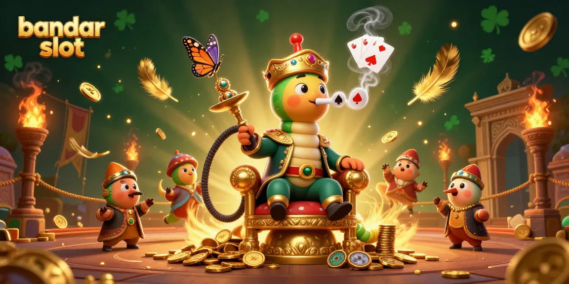 Experience the thrill of bandar slot with immersive visuals of a cartoon caterpillar master games.