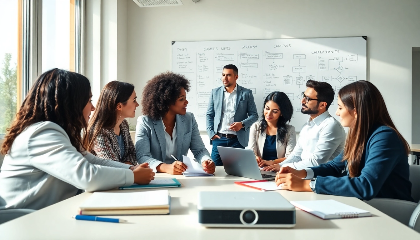 Team collaboration in proposal writing and management with modern tools and documents.