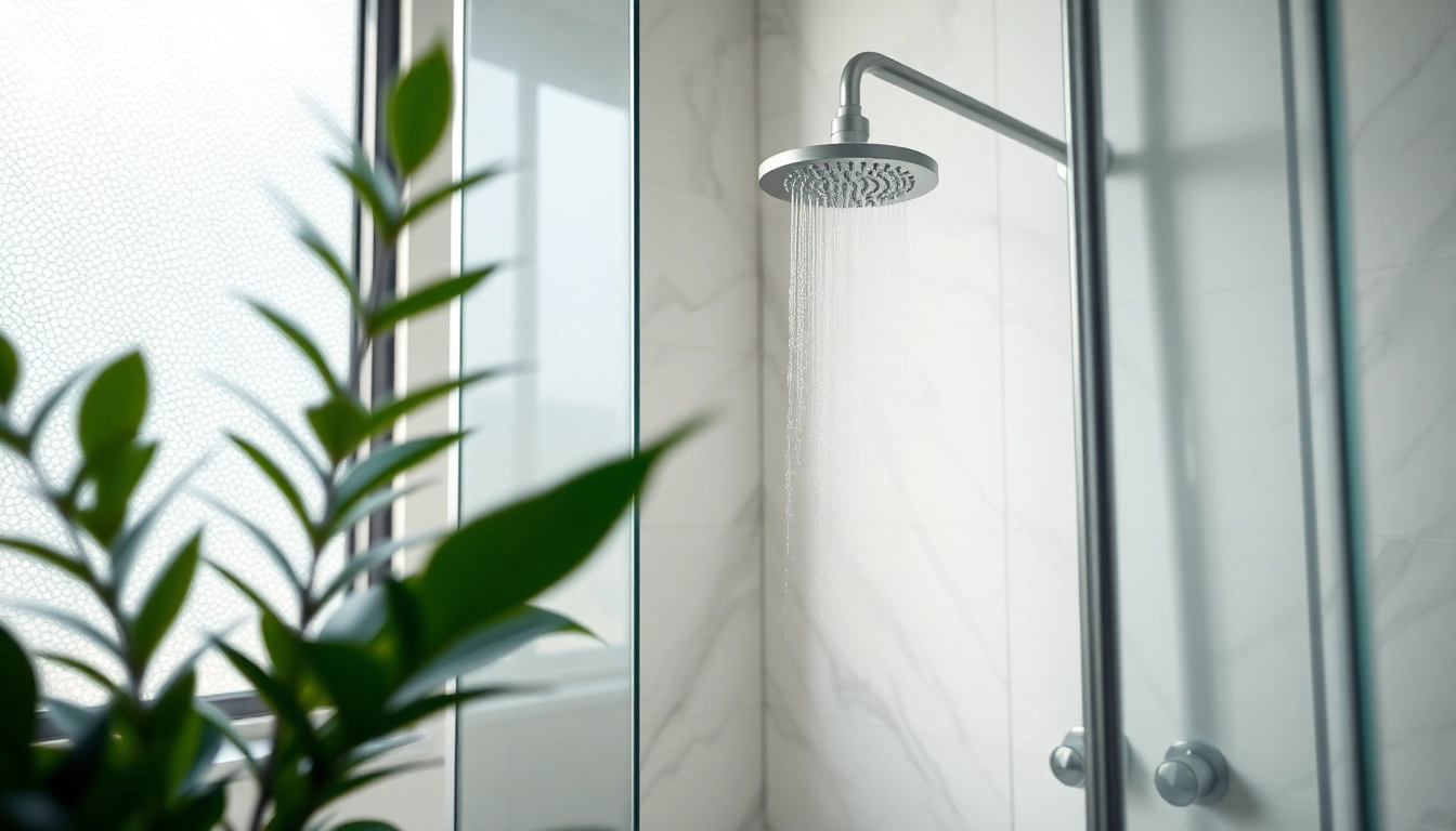 Experience elegant showers Australia with this luxurious bathroom featuring sleek designs and soft lighting.