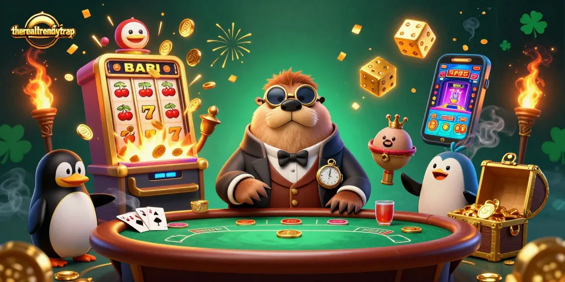 Rasakan keseruan di therealtrendytrap dengan slot online menarik dan karakter lucu dalam ilustrasi 3D yang penuh warna.