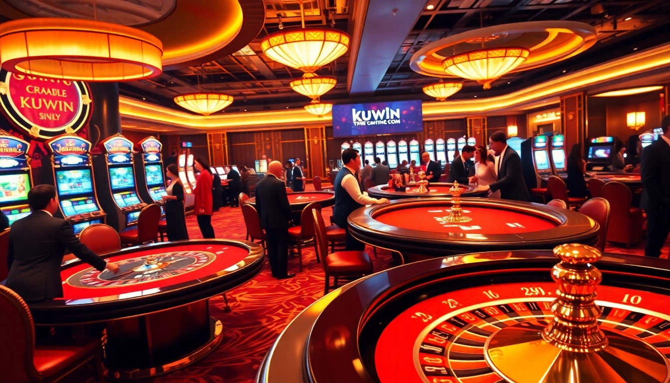 Kuwin com offers thrilling betting experiences with vibrant casino visuals, poker tables, and promotions.