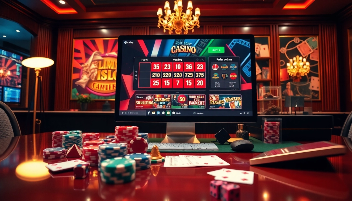 Découvrez l'excitation du casino en ligne avec des jeux vibrants et des interfaces en ligne immersives.