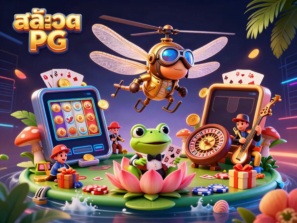 การเล่นเกมของสล็อต PG ในคาสิโนที่มีมังกรบินและกุ้งก้าว และการแจกการ์ดที่น่าสนใจ