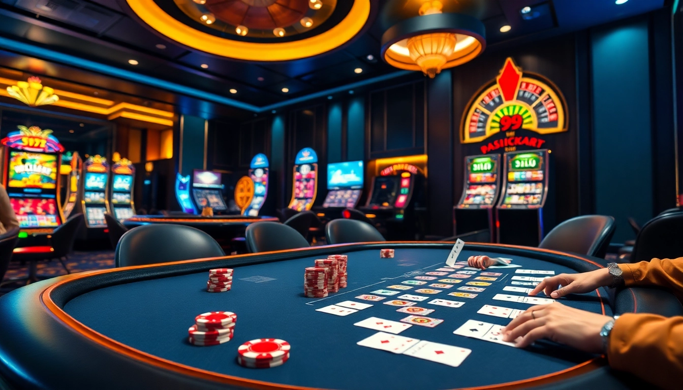 Experience thrilling gameplay at i9bet with vibrant casino scenes full of excitement and professionalism.