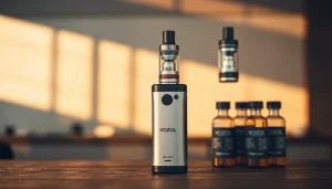 Vozolgerät in Nahaufnahme mit stilvollem Design und eleganten Details präsentieren.