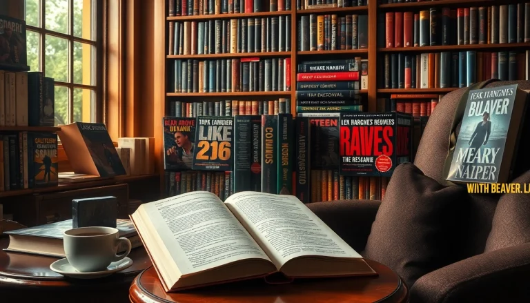 Discover thrilling novels Like Jack Reacher showcased in a cozy library setting.
