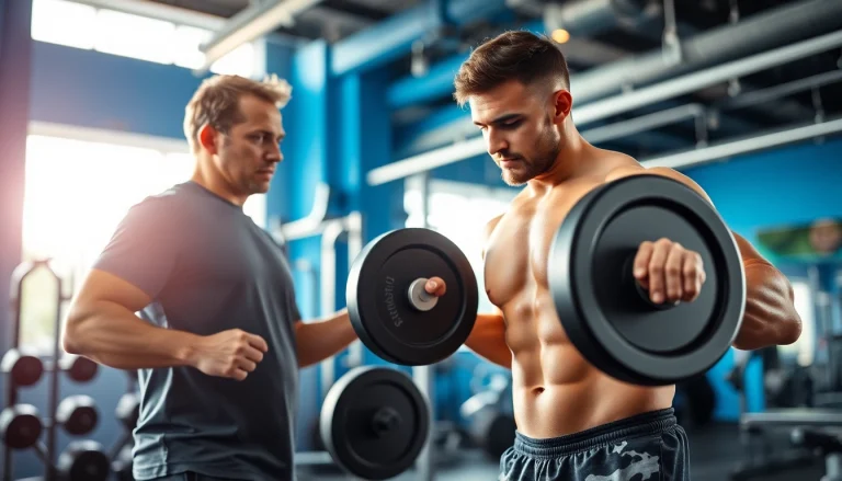 Strength training session featuring 888new technique demonstrated by a fitness coach.