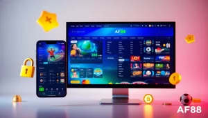 Dynamic online gaming experience on AF88 interface displaying exciting sports and casino features.