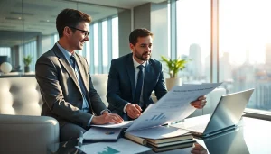 Optimize tax planning and wealth management strategies with a professional financial planner assessing documents.