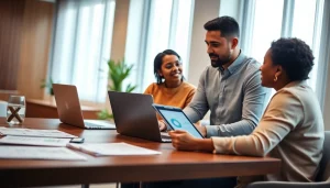 Understand life insurance options with a professional financial advisor guiding a diverse couple.