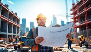 Manhattan Construction Manager guiding a project on a construction site in Manhattan.