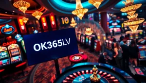 Experience the thrill of online gaming at OK365LV.COM with engaging casino visuals.