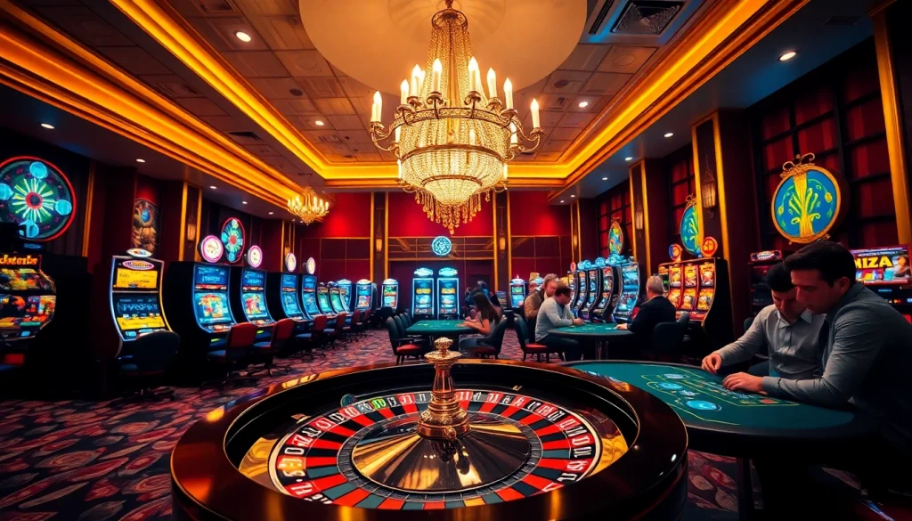 Engage in the excitement of ok win at a luxurious casino with vibrant games and thrilling bets.