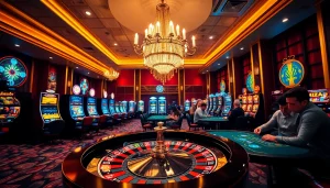 Engage in the excitement of ok win at a luxurious casino with vibrant games and thrilling bets.