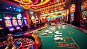 Engaging with the Nền tảng RR88 at a vibrant online casino table with poker chips and cards.