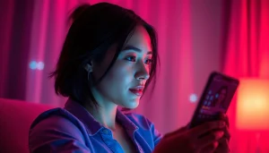 Engaging with a lifelike character in an interactive sex chat AI platform.