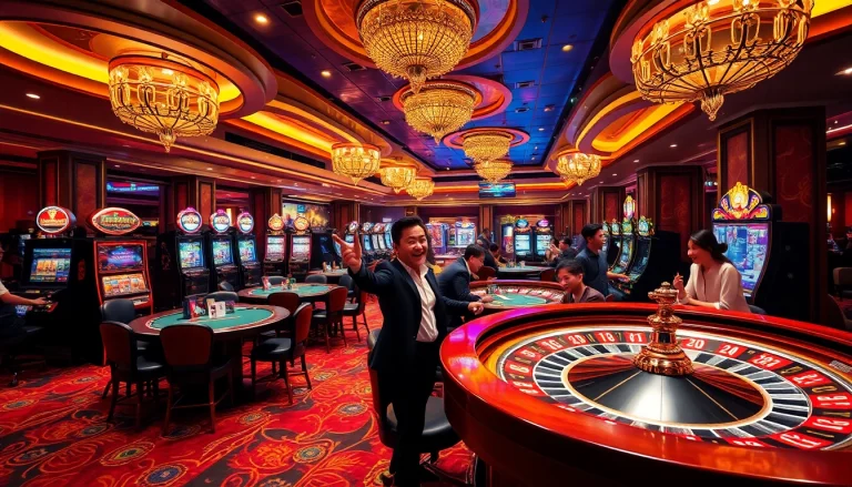 Experience the luxury of gambling at https://kkwin.diy/ with vibrant casino tables and energetic players.