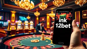 Engaging scene showcasing ink vao 12bet with players enjoying various casino games.