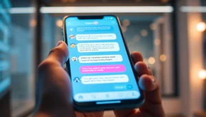 Explore the Telegram中文版 app features showcased in an engaging digital interface.