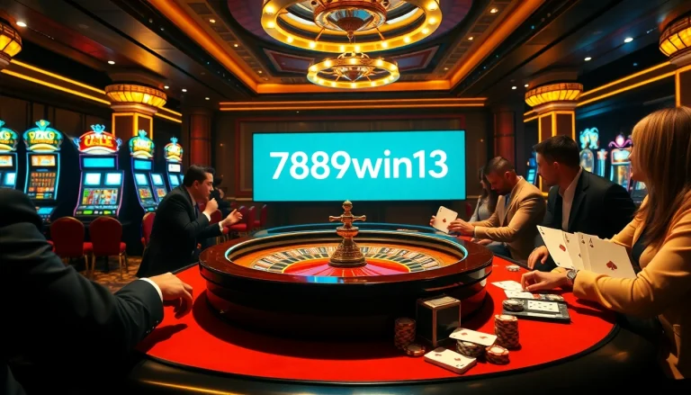 Experience the thrill of 789win13 at our luxurious casino with roulette and poker action.