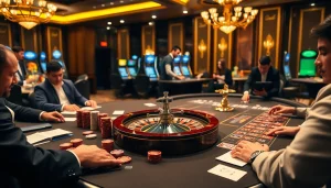 Players strategizing at a high-stakes table, with new 88 elements enhancing the casino experience.