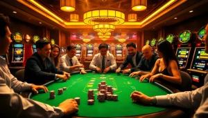Experience high-stakes poker action at GG88 COM with vibrant chips and luxurious tables.