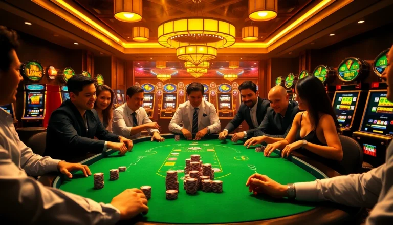 Experience high-stakes poker action at GG88 COM with vibrant chips and luxurious tables.