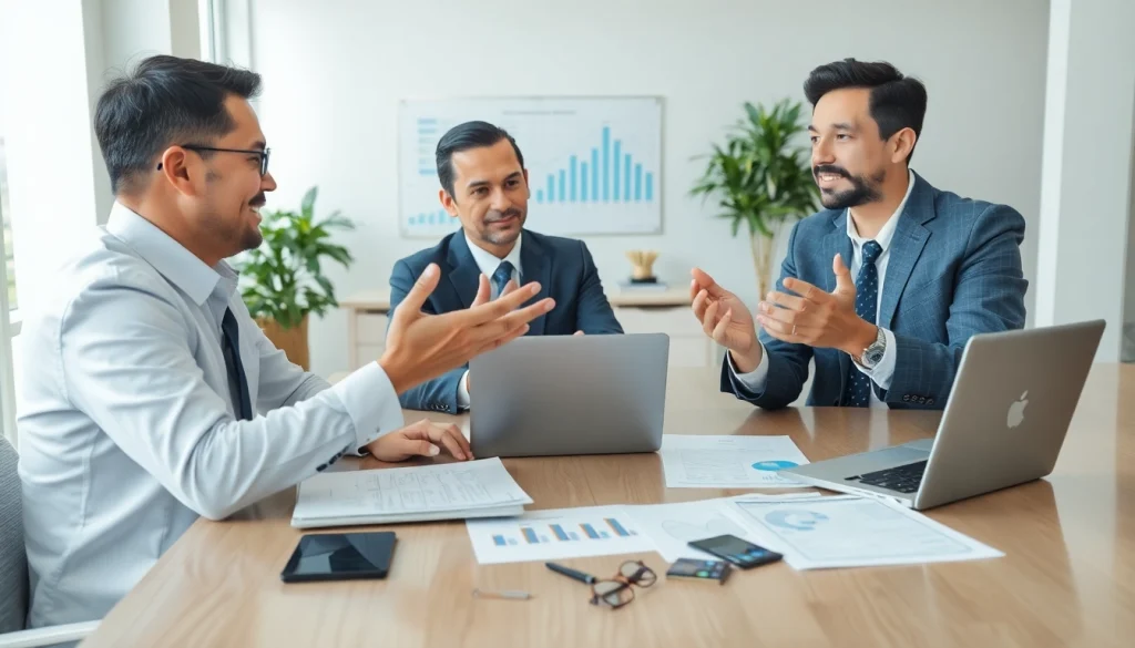 카드현금화 관련 정보를 제공하는 전문가가 대화하는 모습입니다.