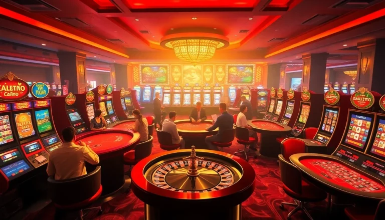 Experience the excitement of online gaming at https://kjc.football/ with vibrant casino elements like roulette and poker.