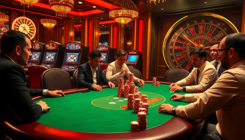 Players engage in a strategic poker game at a casino table in the u8888 environment.