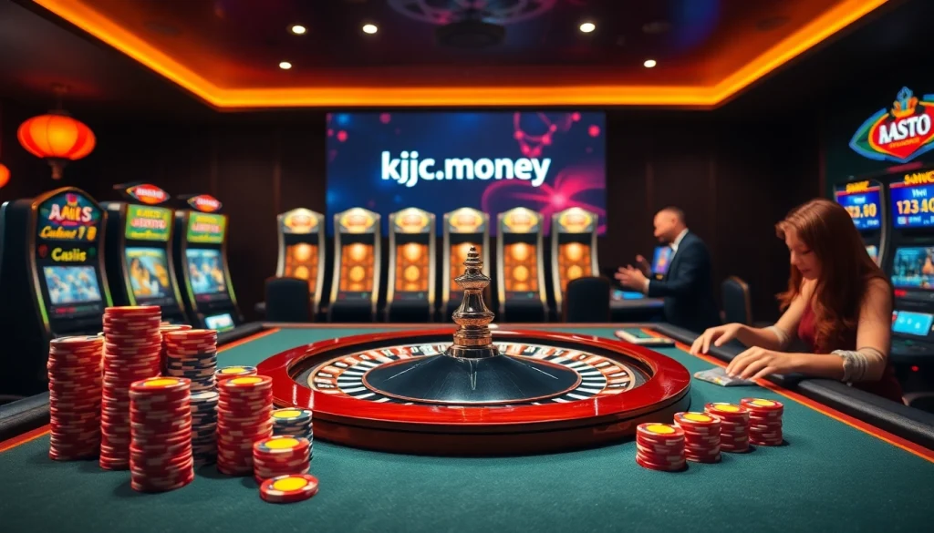 Experience luxury and excitement at KJC's online casino with diverse gaming options.