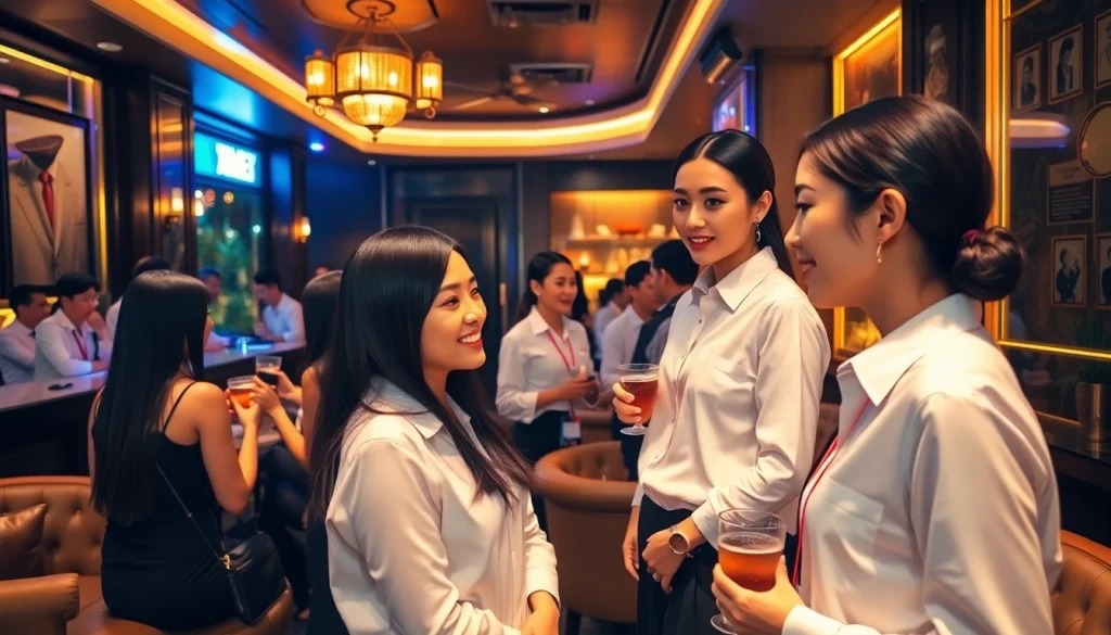 Experience the lively atmosphere of 수원셔츠룸 with elegant managers and exclusive decor.