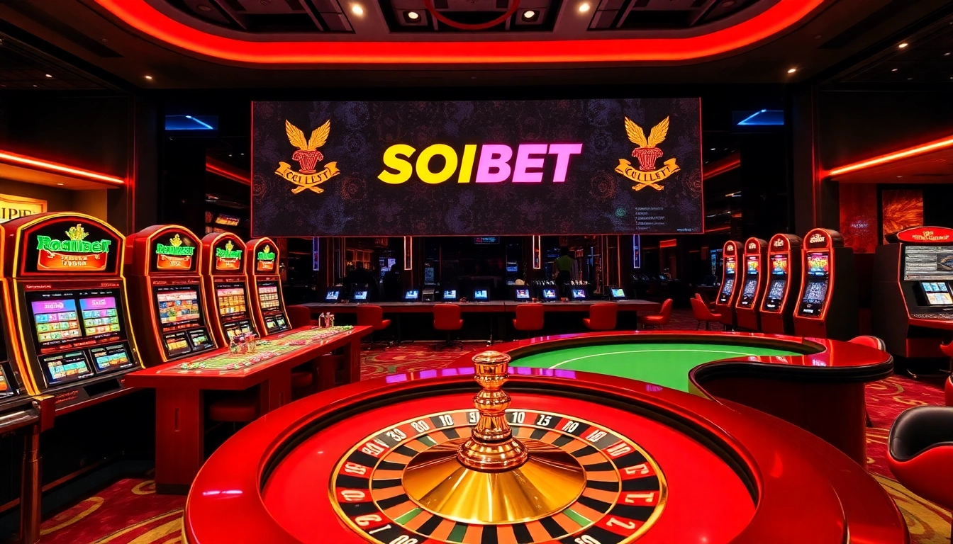Experience thrilling gaming at SOIBET ออนไลน์ with vibrant casino tables and exciting betting options.