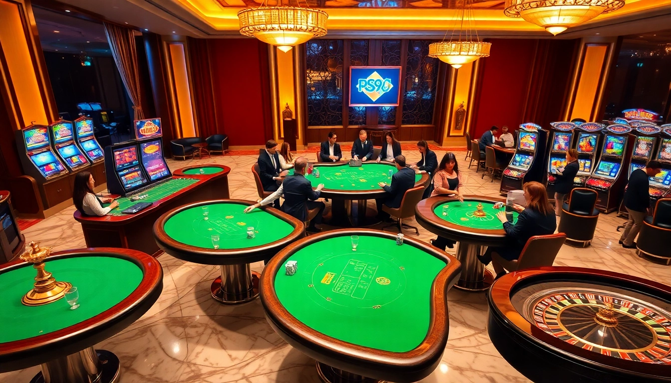 Engage with thrilling casino games at PS99 COM, featuring vibrant tables and action-packed gameplay.