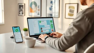 在现代数字工作空间中展示的快连VPN，带来无缝沟通体验。